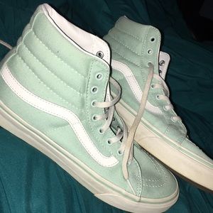 Mint High Top Vans